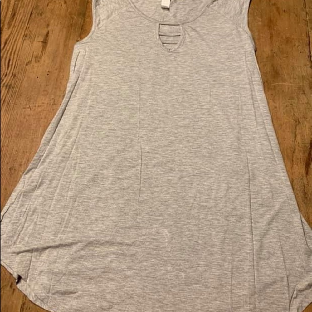 Ladder front tunic